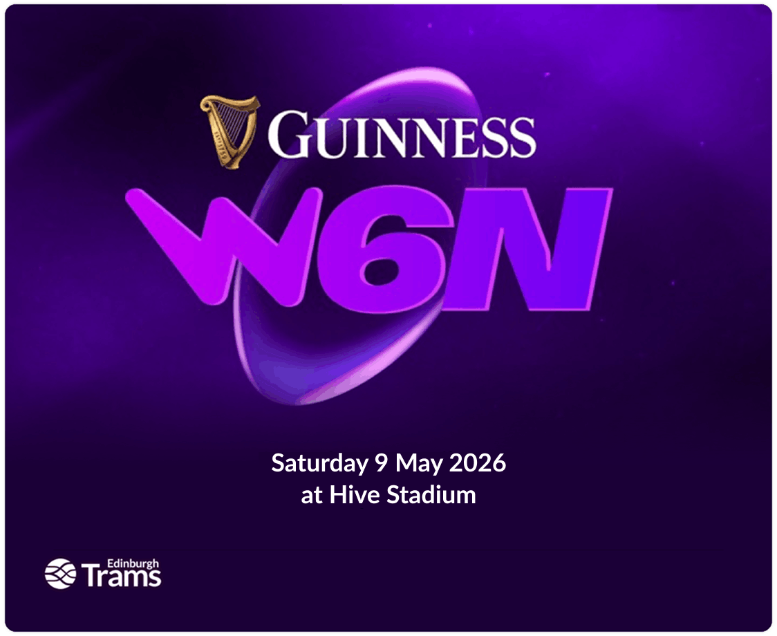 Save money by pre-purchasing your official Edinburgh Tram tickets for the Women's Six Nations Rugby.