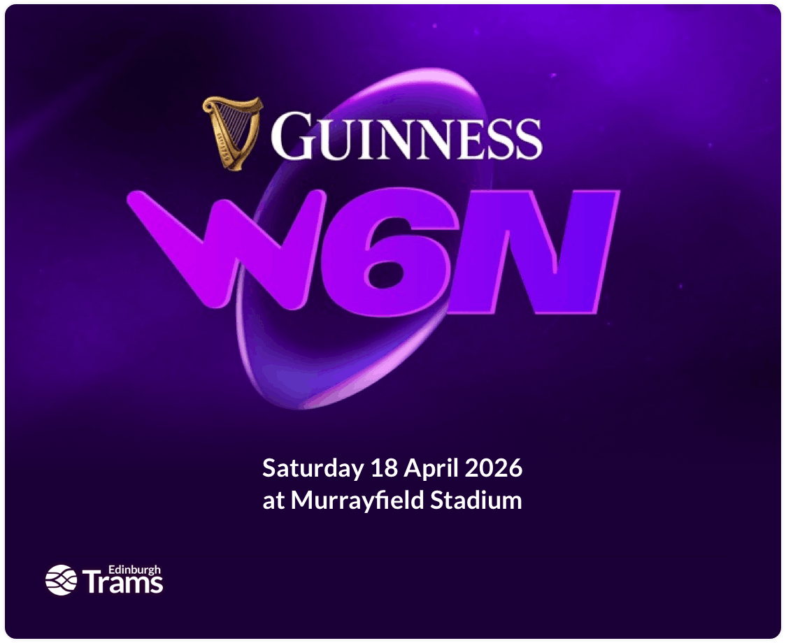 Save money by pre-purchasing your official Edinburgh Tram tickets for the Women's Six Nations Rugby.
